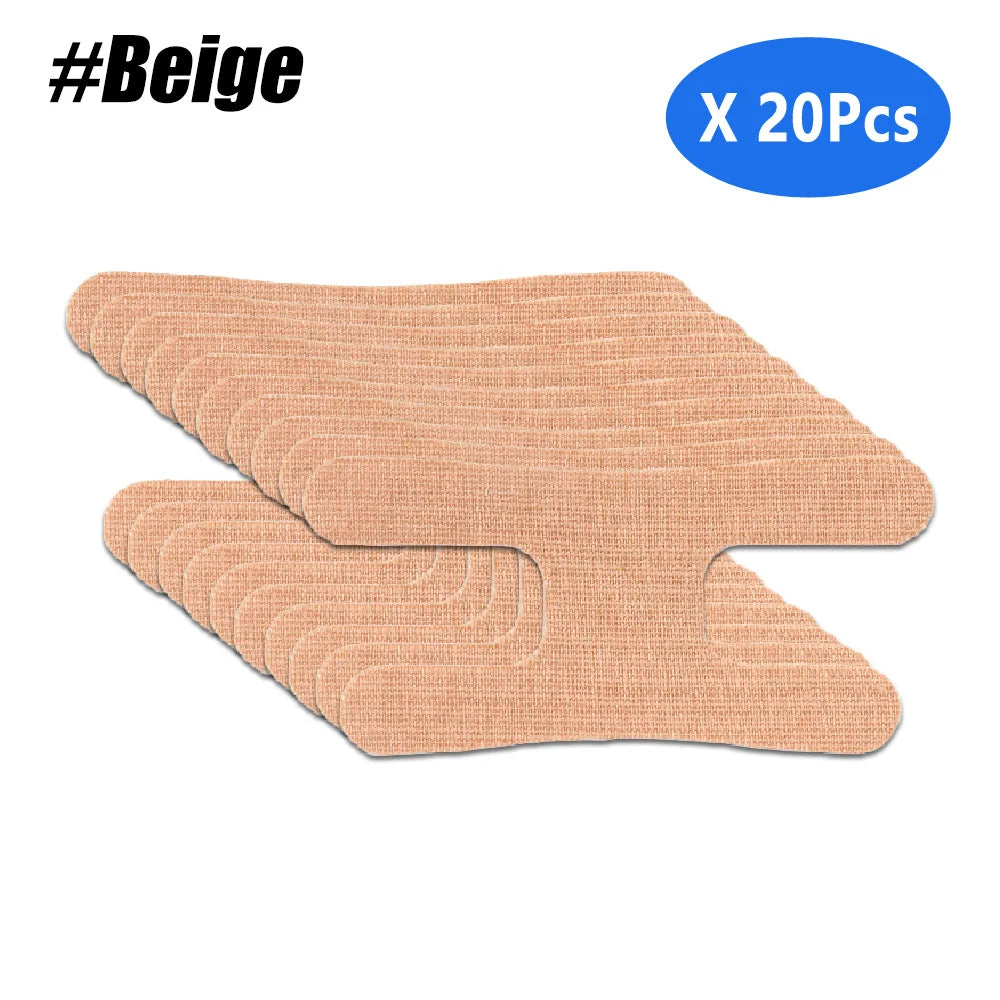 10/20/30PCS Precut Thumb Support Tape, Self Adhesive Elastic Kinesiology Patches, Finger Toe Bandage Strap for Outdoor Sports