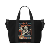 Halloween Movie T-Terrifier-S Horror Clown Beach Travel Bag Large Capacity Tote Bags for Yoga Women Shopping Duffle Shoulder Bag