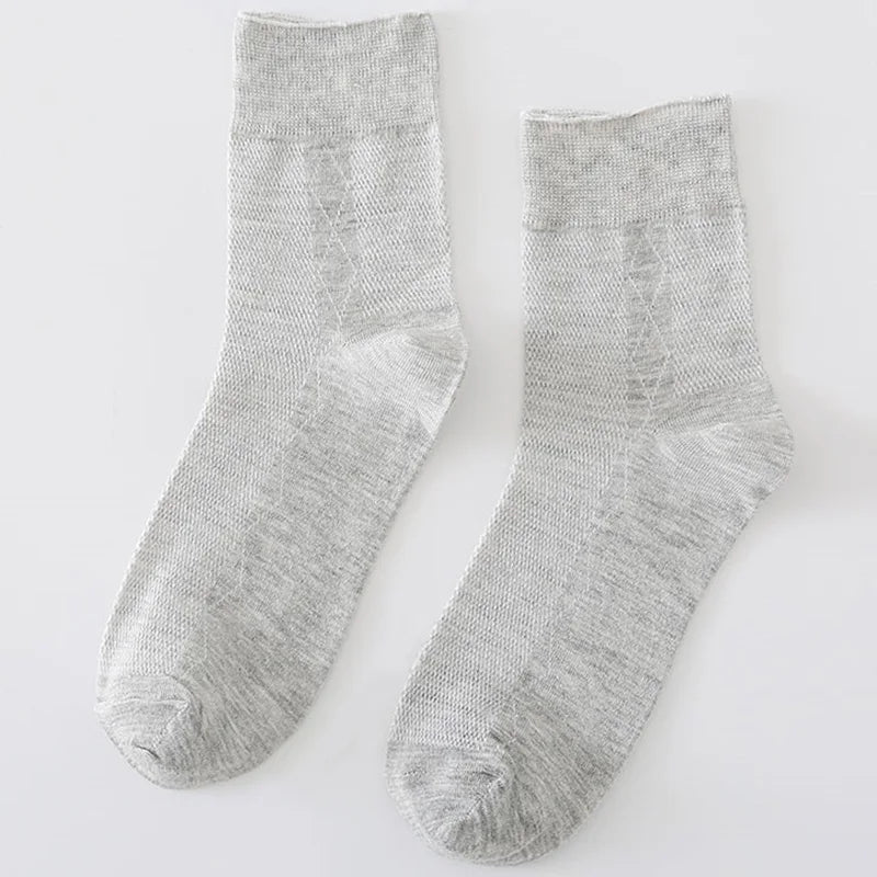 5 Paris Diabetic Socks Women Prevent Varicose Veins Socks Men Diabetics Hypertensive Patients Cotton Material Extra Size48,49,50