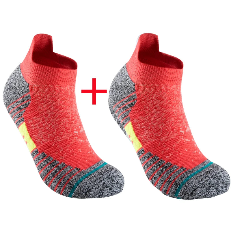 2 Pairs Bike Socks Men Nurse Compression Cycling For Women Mtb Guard Socks Stockings Sport Grip Barre Socks Invisible socks