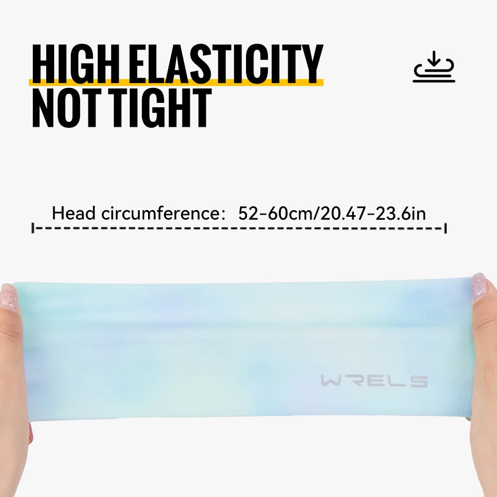 WRELS Sweatbands Sports Headband Moisture Wicking Hairband Athletic Towel Headbands Sweatband Headbands for Running Cycling Yoga
