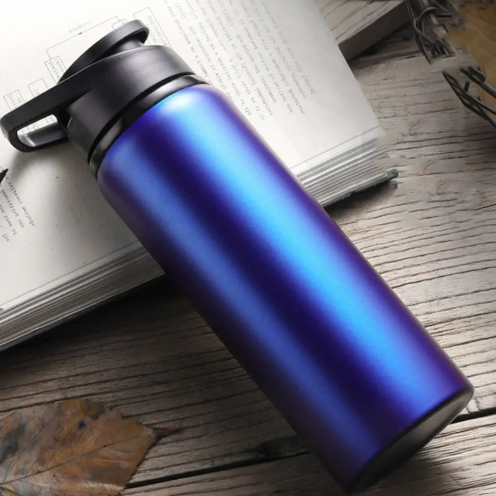 Stainless Steel Bicycle Water Bottle Lightweight 500/700ml Sport Drinking Bottle Unbreakable Large Capacity Travel Mug Hiking