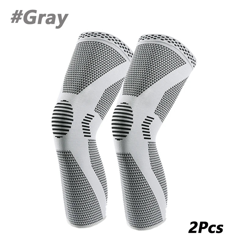 1/2PCS Compression Leg Sleeve - Long Knee Sleeve, for Knee Pain Relief, Swelling, Arthritis, Poor Circulation, Runner, Sports