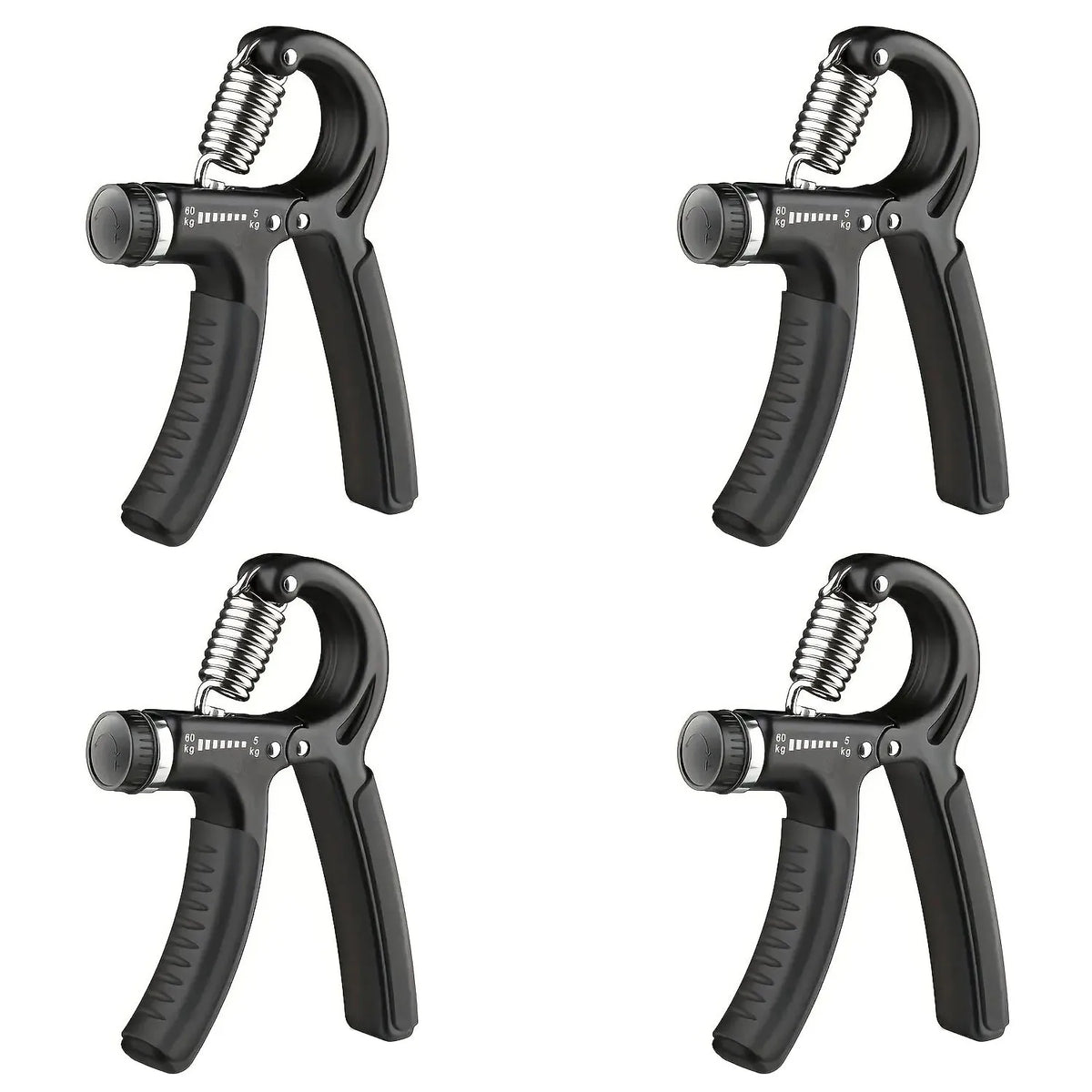 Grip Strength Trainer，Hand Grip Exerciser，Adjustable 11-132 Lbs (5-60kg) for Muscle Building & Injury Recovery, Forearm Exercise