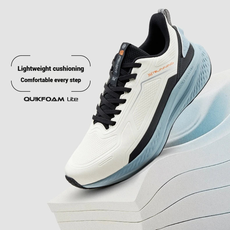 361 Degrees Wingblade Rainblock Men Running Shoes Splash Proof Anti-Slip Water Repellent Grippy Stable Male Sneakers 672532231