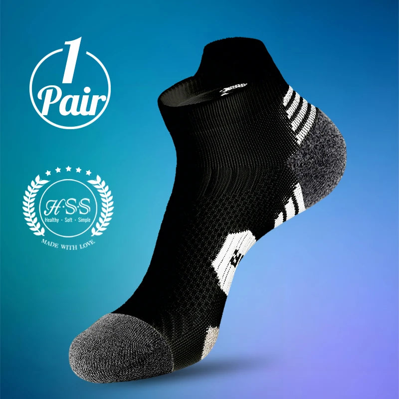 9/5/3/1 Pairs Men's Sport Socks Breathable Outdoor Running Basketball Socks Cotton Training Short Tube Socks For Men