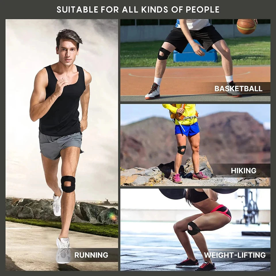 LOOGDEEL 1Pcs Patella Knee Brace Knee Compression Sleeve Support Women Men Knee Pain Arthritis Pain Workout Knee Guard Knee Pads