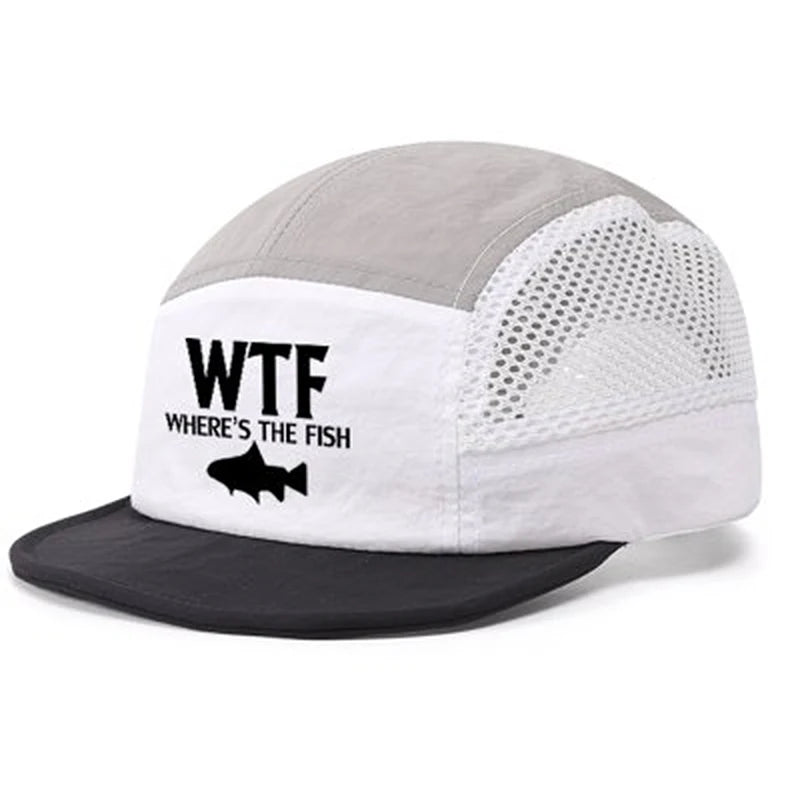 1Pcs Fun  Fishing Hat, Unisex Mesh Breathable Baseball Cap, Outdoor Casual Fashion Hat, Breathable Mesh Summer Hat