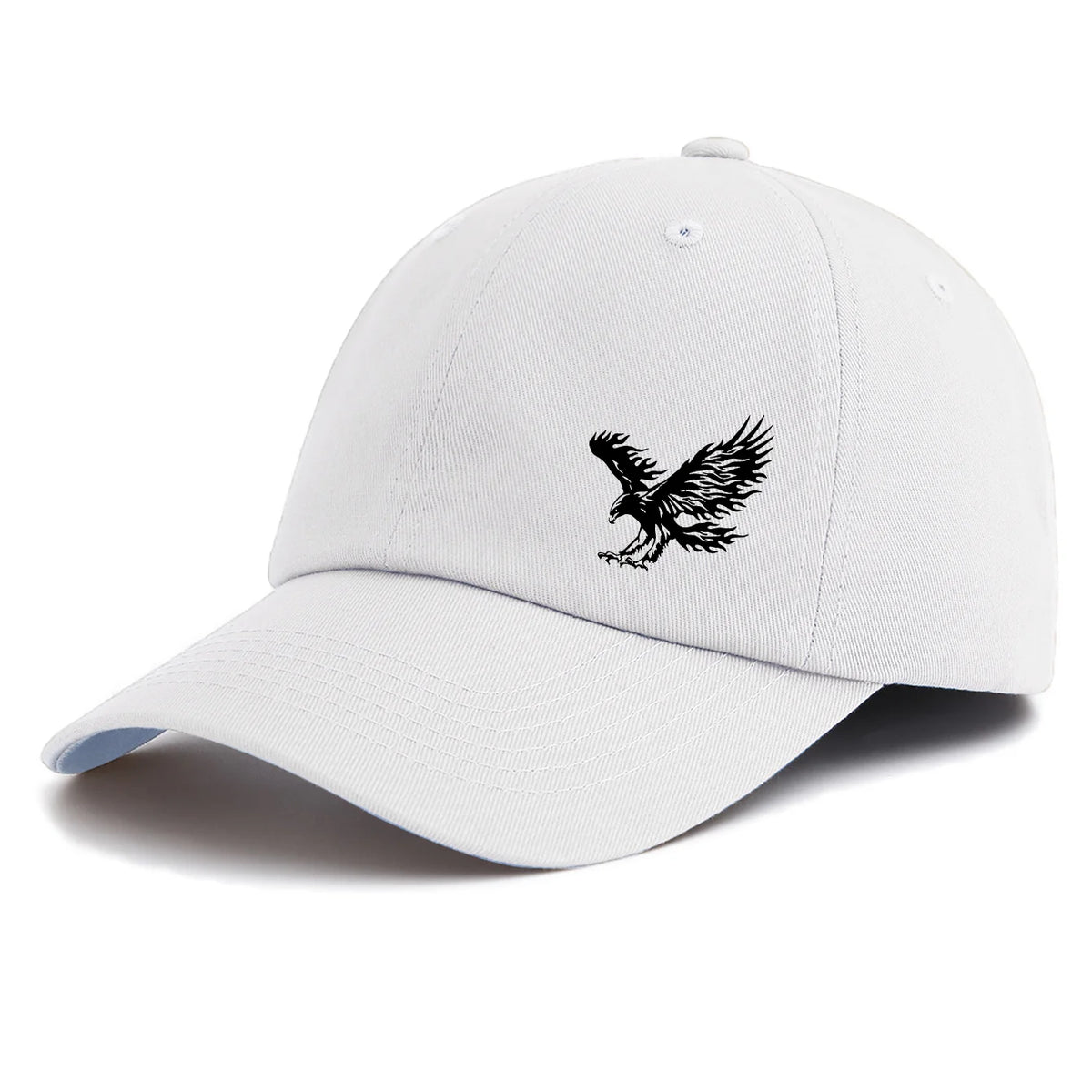 1pc EAGLE Print  Baseball Cap for Adults,  Minimalist Retro Style Casual Soft Adjustable Dad Hat, Perfect As Gift