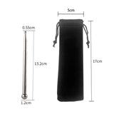 1pc Stretchable Massage Stick - Stainless Steel Acupuncture Rod - Facial Acupoint Pointing and Stiffening Massage Tool