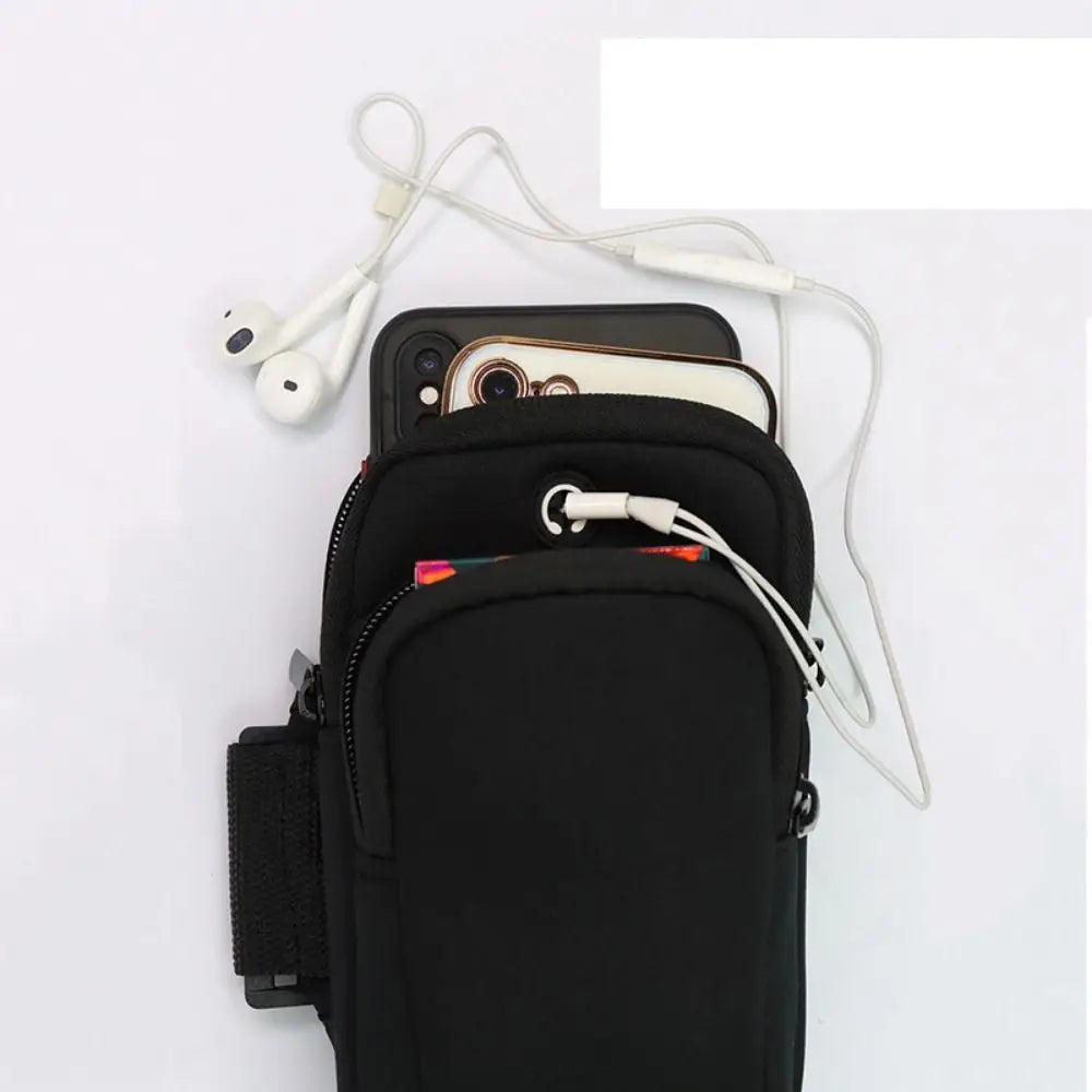Portable Waterproof For Phone Money Keys Running Accessories Sports Armband Phone Case With Headset Hole Arm Bags