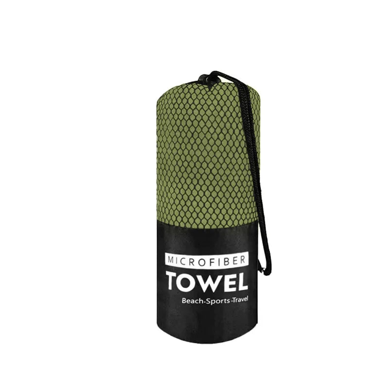 Microfiber Ice Cold Towel 6 Sizes  Quick Dry Super Absorbent Towel  Beach Gym Yoga Camping Travel Sports  Portable Storage Bag