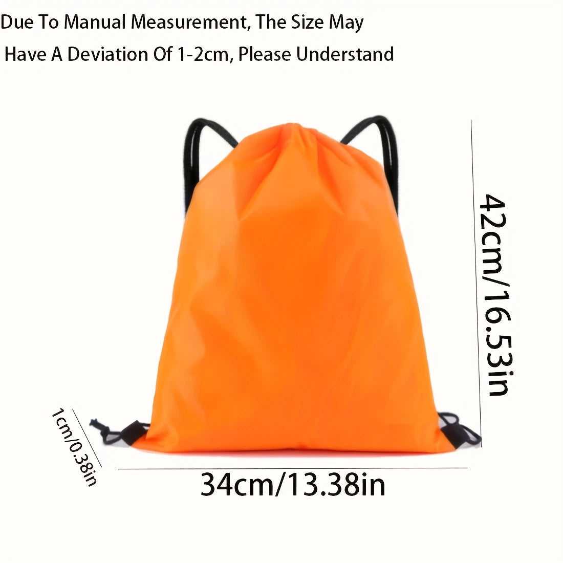 Customizable Drawstring Backpack - Creative Custom Name/Text, Durable Drawstring Storage Bag, Available in Various Colors