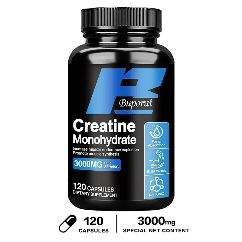 Creatine Monohydrate - Enhance Muscle Strength, Promote Muscle Recovery and Growth, and Improve Athletic Performance