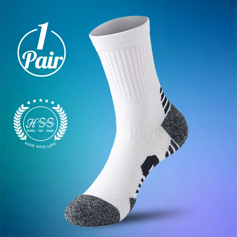 9/5/3/1 Pairs Men's Sport Socks Breathable Outdoor Running Basketball Socks Cotton Training Short Tube Socks For Men