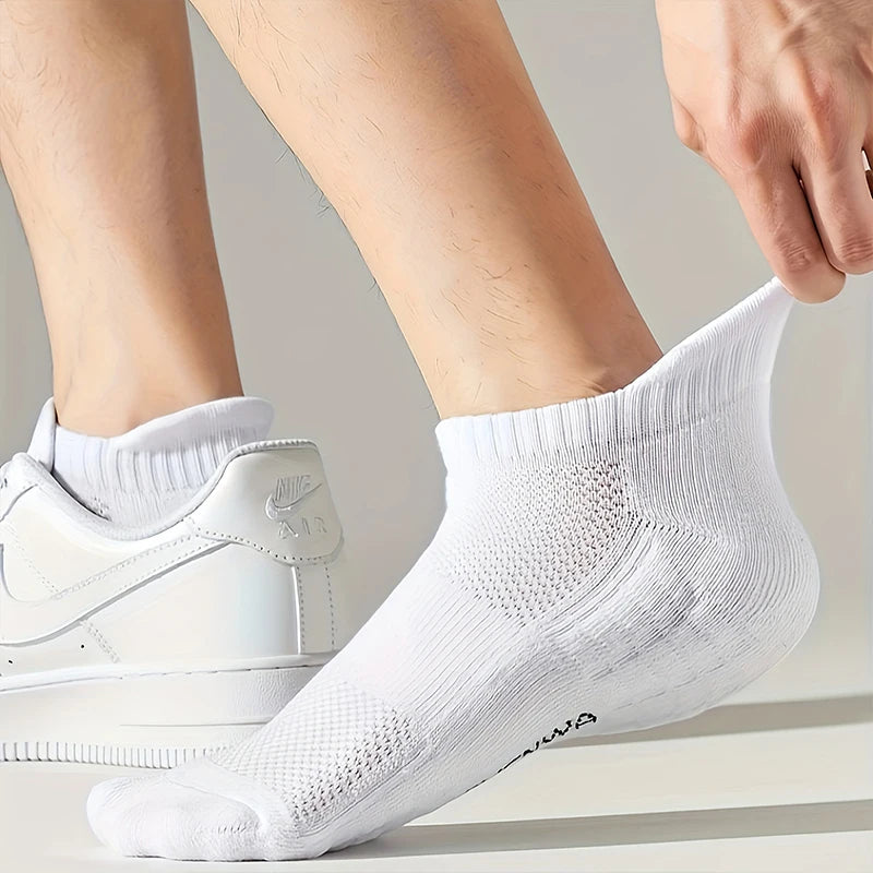 5Pairs Men's Cotton Sports Socks Breathable Sweat Absorbent & Odor-Resistant High Quality Women's Sock Comfortable Unisex sox