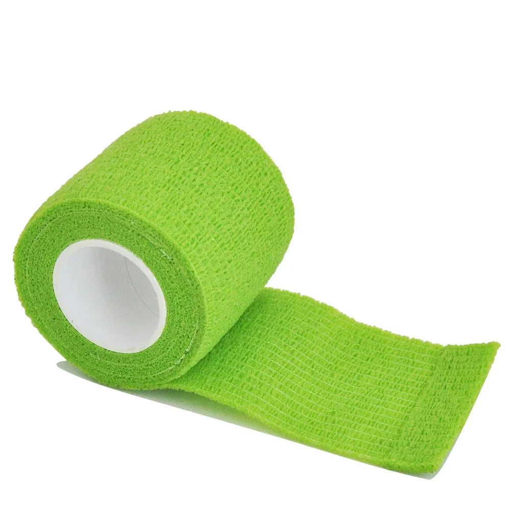 Athletic First Aid Wrap Tape Self Adhesive Elastic Bandage Elastoplast Sports Tape Protector for Knee Finger Ankle Palm Shoulder