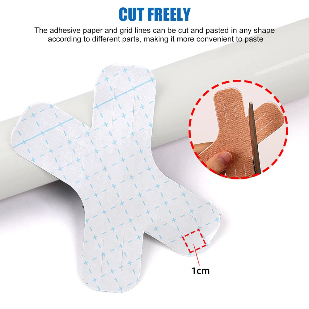10PCS Kinesiology Tape, Elastic Sports Tapes for Knee Shoulder and Elbow, Waterproof Athletic Physio Muscles Strips
