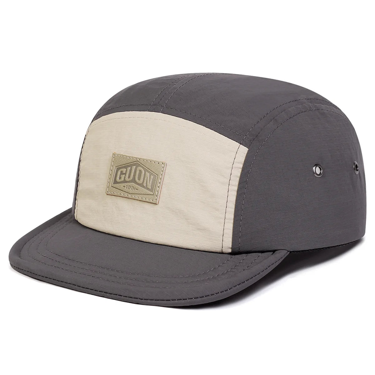1pc Summer Thin Breathable Quick-drying Baseball Caps for Men Outdoor Adventures Sun Protection Short Brim 5-flap Sports Caps