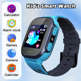 Children Smartwatch SIM Card Two-way Call SOS LBS GPS Location Waterproof Camera Flashlight Kids Smart Watch Student Gifts HT30