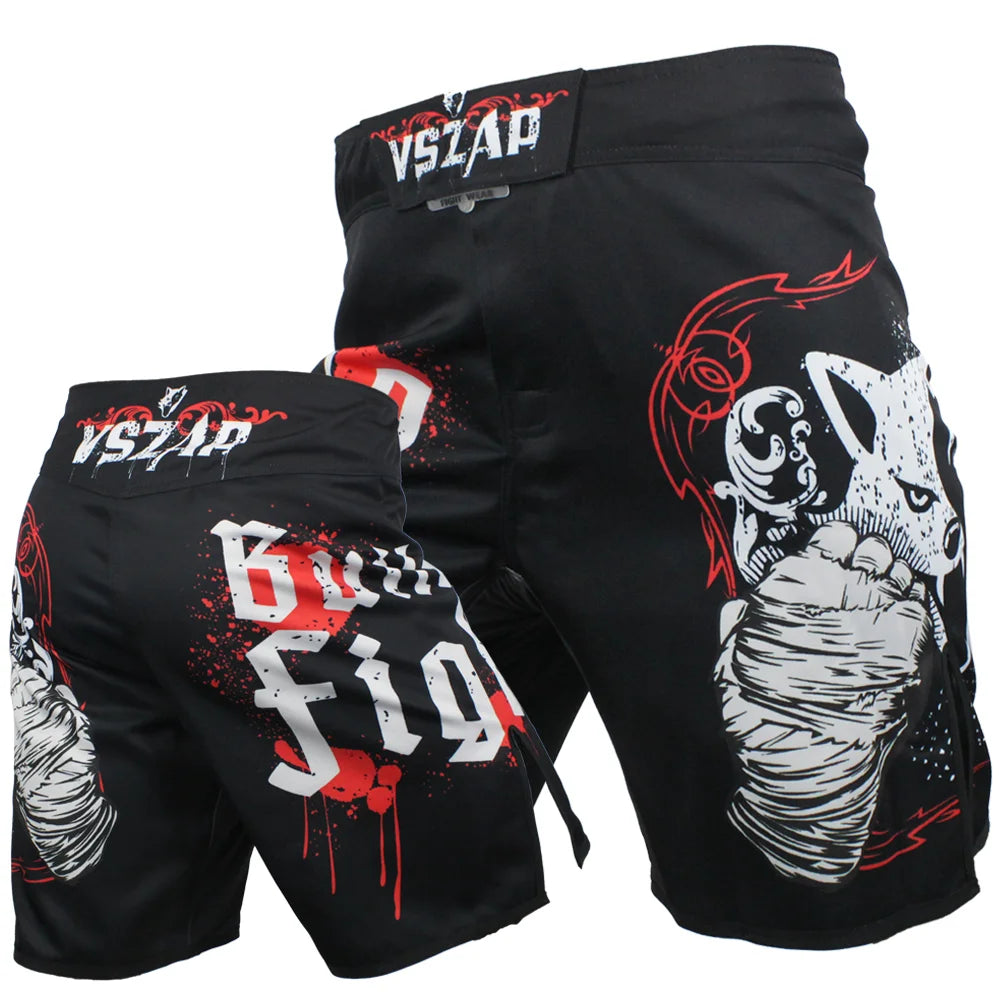 VSZAP MMA Fighting shorts fitness gym sports jujitsu Taekwondo Thai boxing shorts fighting clothes boxing pants Jiu-Jitsu