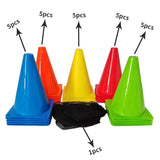 25PCS  Hot Sale Colorful Marker Cones Soccer Agility Training Cones Football Marker Cones Cheap Price Portable Football