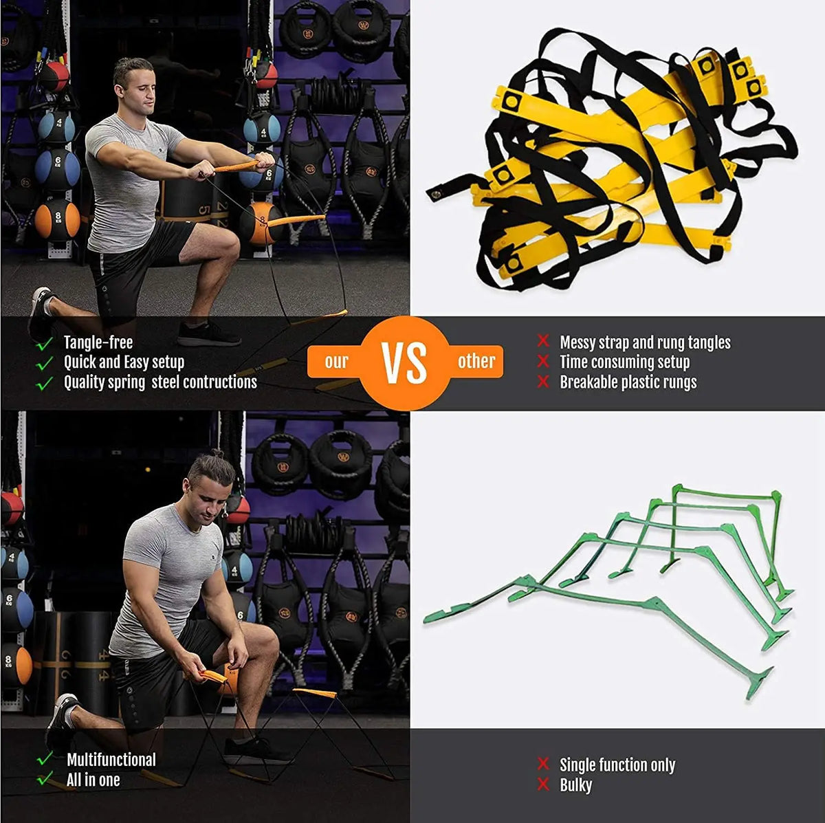 Multifunctional Agility Ladder For Children And Adults Sports Games Soccer Basketball Football Coordination Training