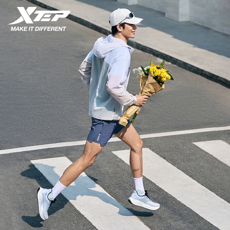 Xtep Backstay Rebound Causal Shoes Wear-Resistant Cushion Jogging Running Shoes Summer For Male 874119110058