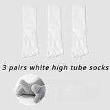 3 Pairs High Quality Cotton Toe Socks Men Five Finger Socks Men Anti-slip Crew Ankle Socks with Separate Fingers Men Comfortable