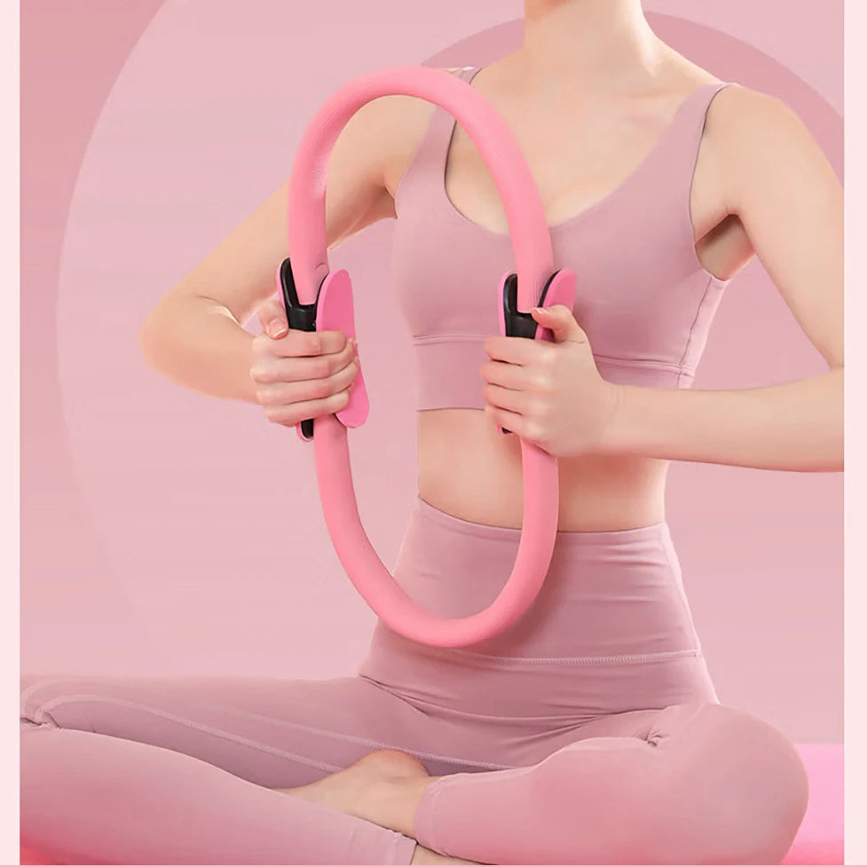 Yoga Pilates Ring Magic Circle Women Resistance Home Workout Back Thin Legs Shaping Postpartum Pelvic Floor Muscle Training