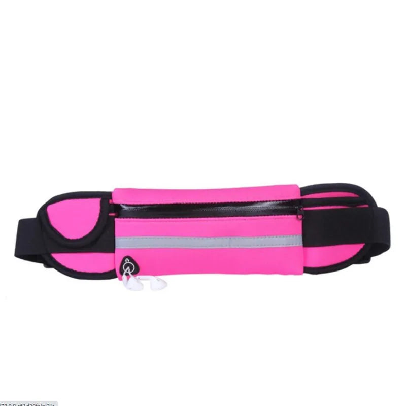 Waterproof Running Waist Bag Canvas Sports Jogging Portable Outdoor Phone Holder Belt Bag Women Men Fitness Sport Accessories