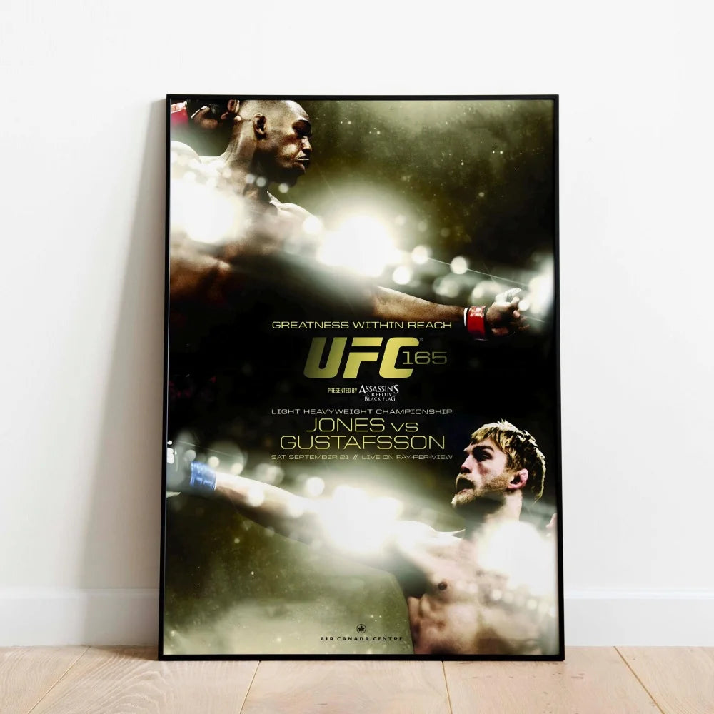 Famous Boxing Legends Posters Fighting UFC 143-180 JONES ALDO Poster Canvas Print Painting Wall Decor Gym Home Mural Cuadros