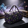 Dark Gothic Black Pentagram Witch Travel Totes Women Men Duffle Bags Outdoor Yoga Gym Storage Bags Halloween Travel Bag