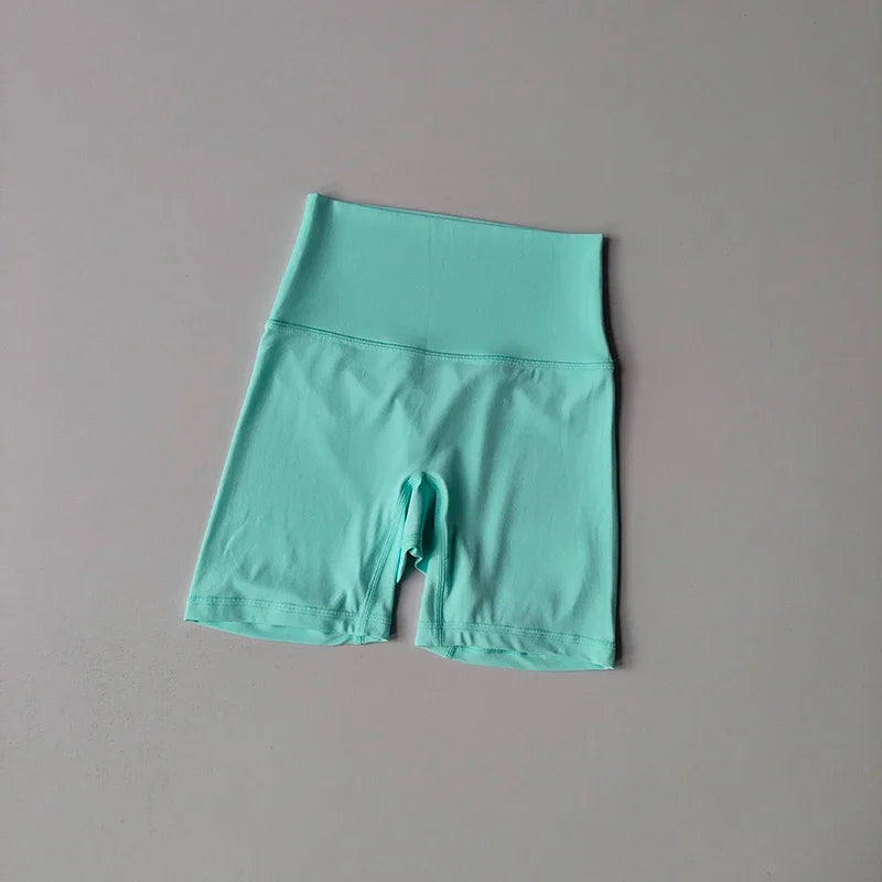 Summer Nude Shorts High Waist Seamless Yoga Shorts Scrunch Bum Gym Shorts Workout Biker Short Stretch Fitness Running Clothing