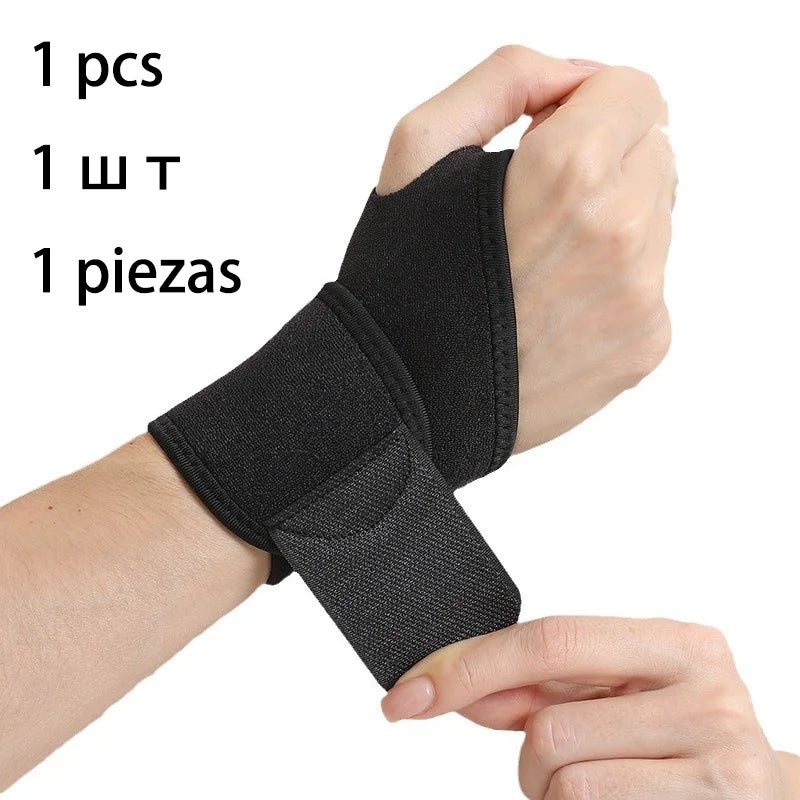 Adjustable Wrist Brace Perfect for Women & Men Support Wrap Strap Hand Carpal Tunnel Brace Fitness Suitable Both Right Left Hand