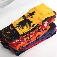 Cosplay Christmas Adult Unisex Socks Costume Accessories Socks Harajuku Autumn Warm Long Socks Halloween Props