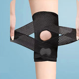 Knee pads, breathable, lightweight, adjustable for outdoor sports, meniscus knee joint, patella strap, single pack