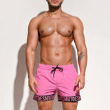 Beach Shorts Summer Mens Sports Swim Trunks Gym Training Shorts Quick-Drying Lightweight Letters Edge Trendy 2024 Shorts New
