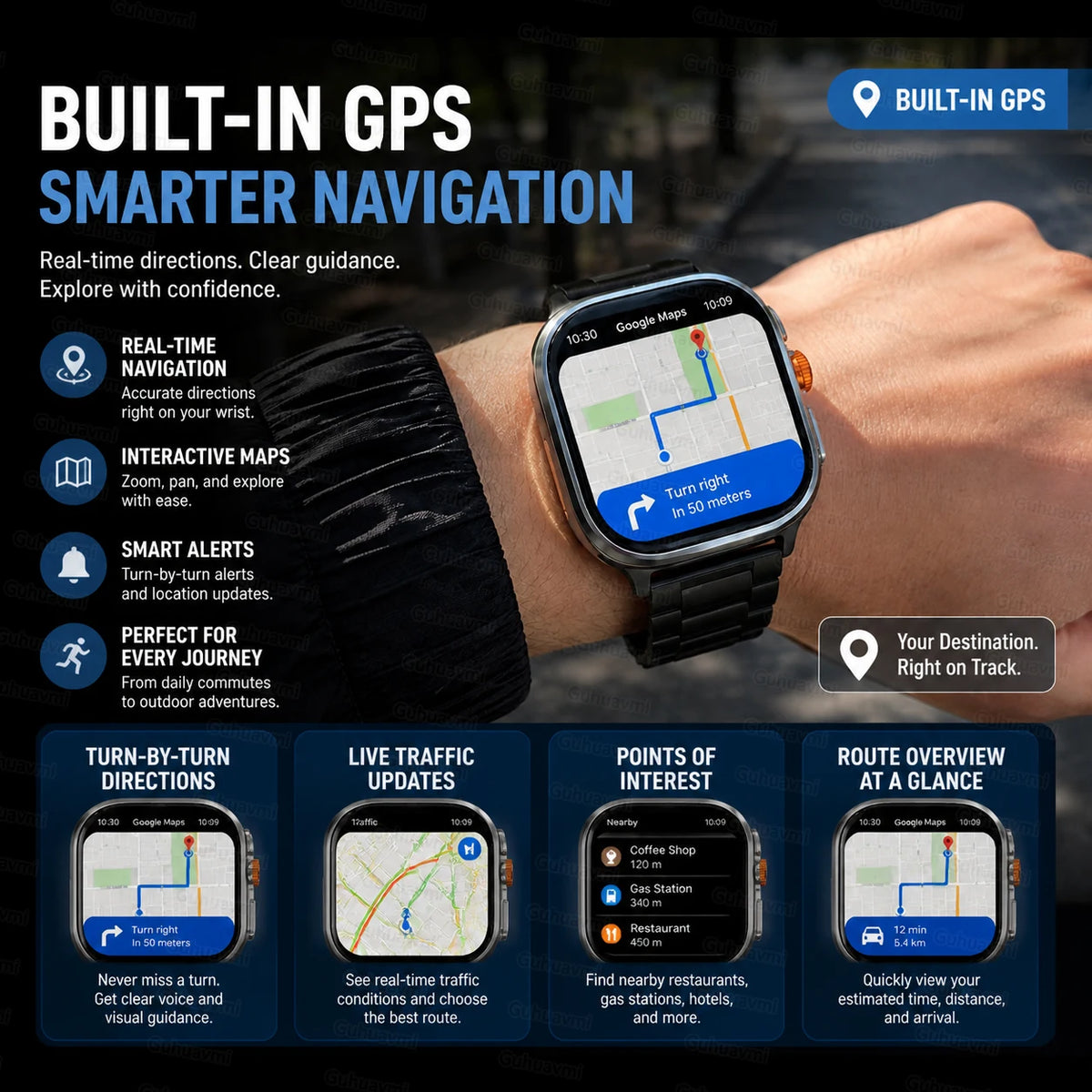 New 4G 5G Full Netcom Smartwatch 2.4 inch Amoled Screen Insert Sim Card GPS WIFI 190° Rotating Camera Game Android Smart Watch