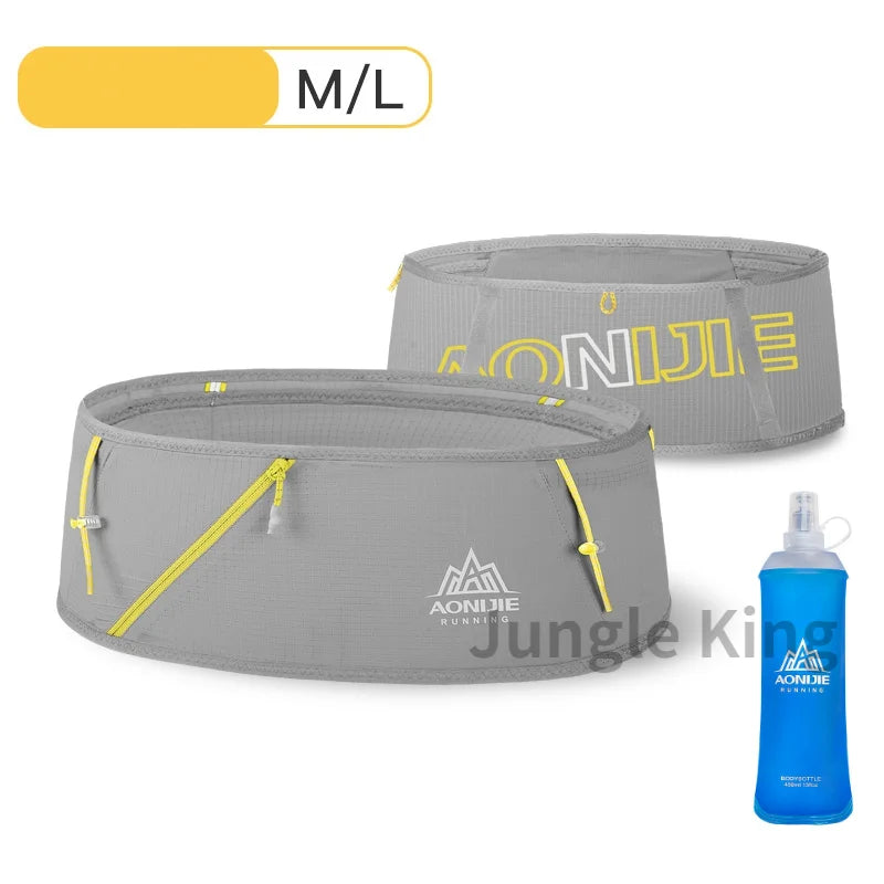 AONIJIE W8101 New 450ML Belt Hydration Waist Pack Ultralight Waist Bag Phone Holder for Outdoor Trailing Running Camping Hiking