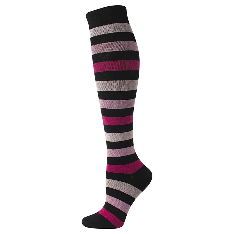 Compression Stockings Women Men 20-30 Mmhg Medical Nursing Varicose Veins Edema Diabetes Pregnancy Socks Basketball Golfs Sport