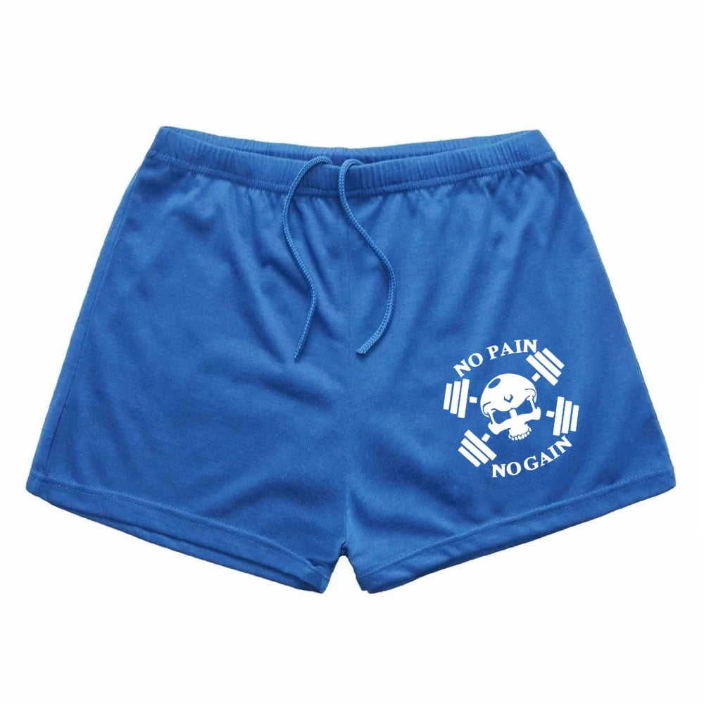 Quick Dry Running Shorts Men Solid Sports Clothing Fitness Bodybuilding Short Pants Sport Homme Gym Training Beach Shorts Length
