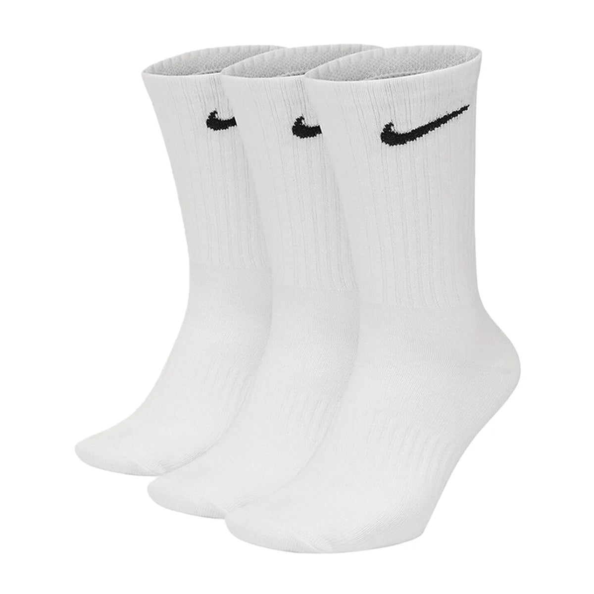 Nike Unisex Breathable Comfort Couple Socks 3-Pair Pack Basketball Sports Socks 3-Pair Pack SX7676-100