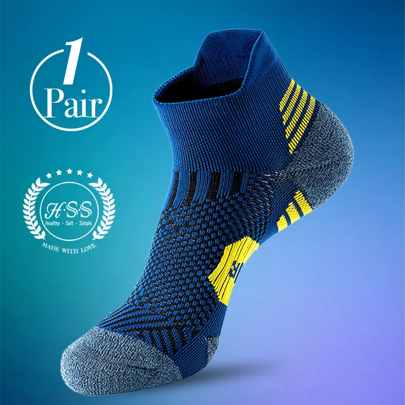 9/5/3/1 Pairs Men's Sport Socks Breathable Outdoor Running Basketball Socks Cotton Training Short Tube Socks For Men