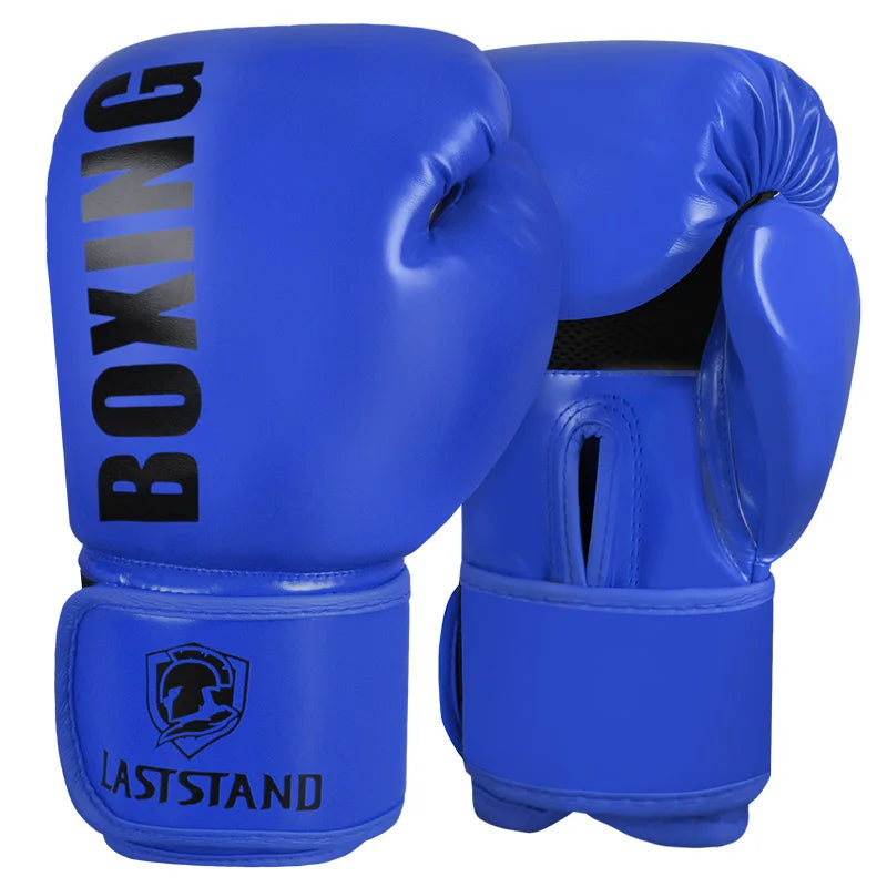 6 8 10 12oz Muay Thai Boxing Gloves For Men Women PU Leather Training Glove for Fighting Kickboxing Mixed Martial Arts
