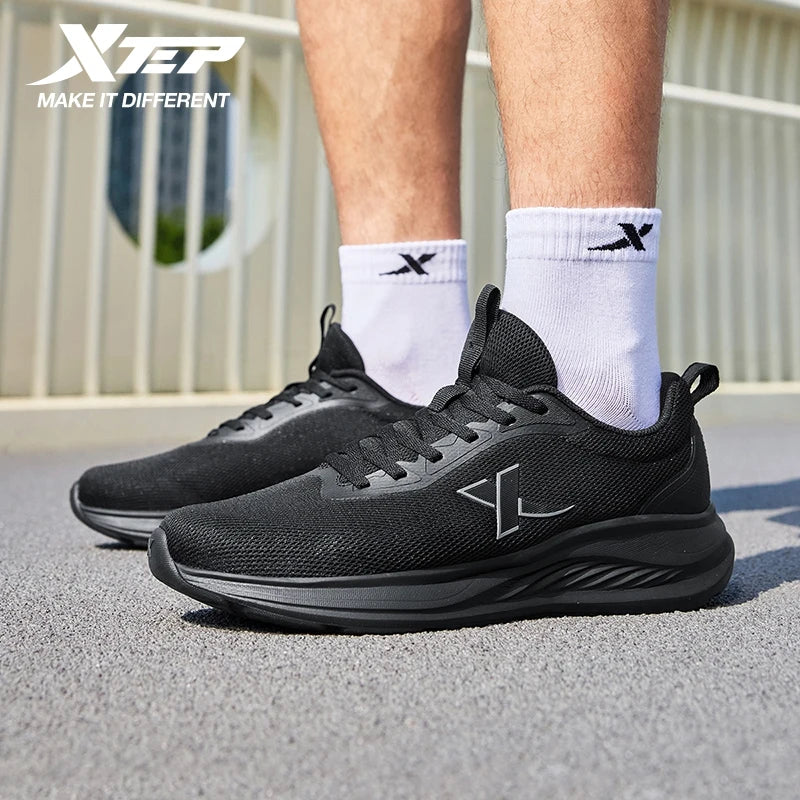 Xtep Running Shoes For Men 2025 Summer Breathable Mesh Shoes Soft-soled Shock Absorbing Lightweight Sports Shoes 875419110053
