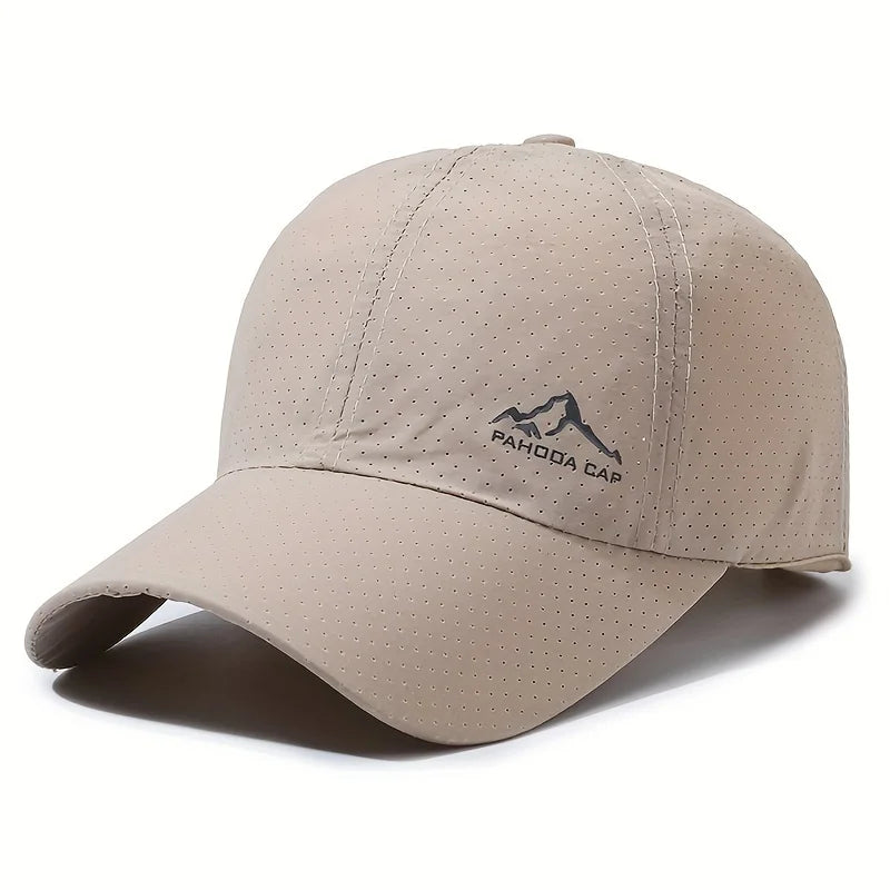 Unisex Summer Outdoor Sports Cap Golf Fishing Hat Quick Drying Sun Hat Adjustable Baseball Cap Women Men Lightweight Visor Cap