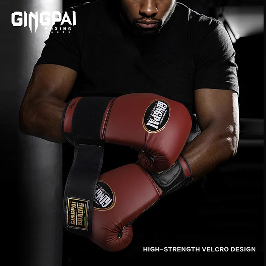 6/8/10/12/14/16oz  Boxing Gloves Professional Muay Thai Guantes De Boxeo Free Fight MMA Sandbag Training Glove For Men Women