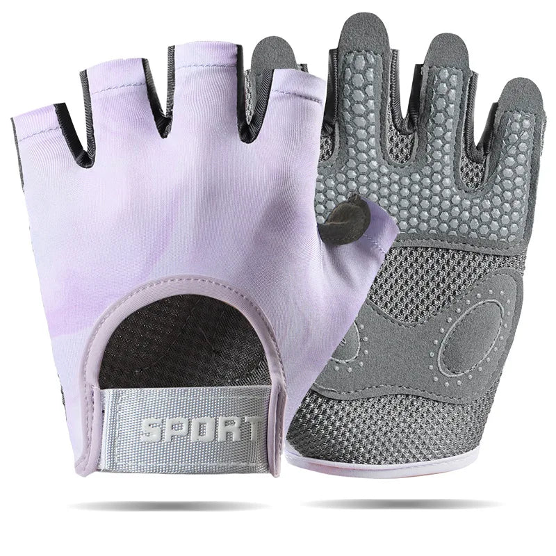 AOLIKES Breathable Cycling Gloves Workout Gym Gloves for Men Women Weight Lifting Fingerless Gloves Training Exercise Fitness