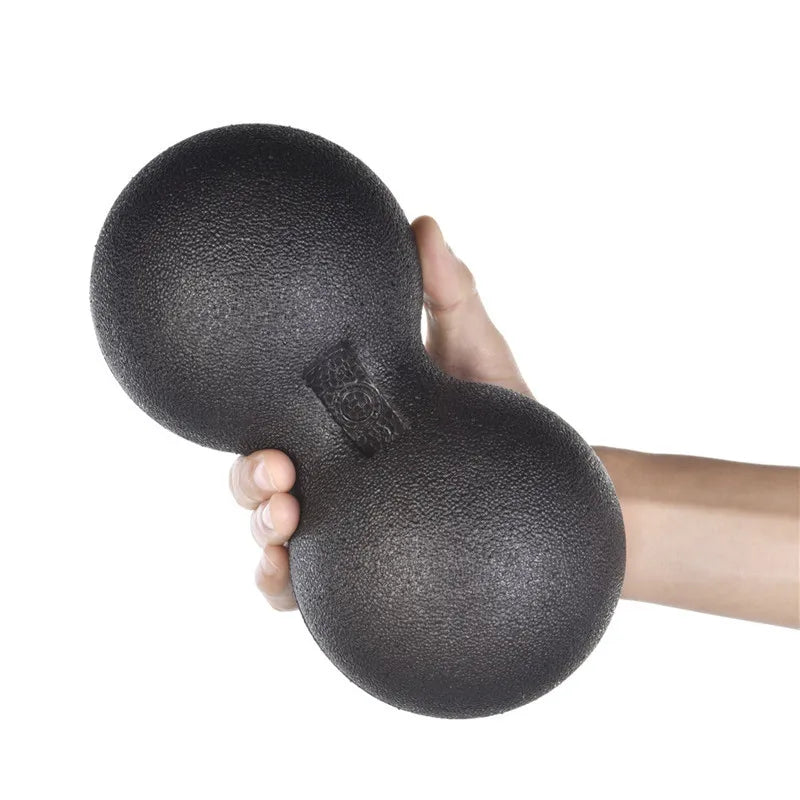 Peanut Fitness Massage Ball Set Yoga Roller Double Lacrosse Mobility Ball for Myofascial Physical Therapy Deep Tissue Massage